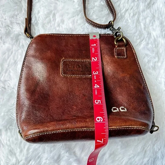 Brown Leather Crossbody Bag - Picture 9 of 9